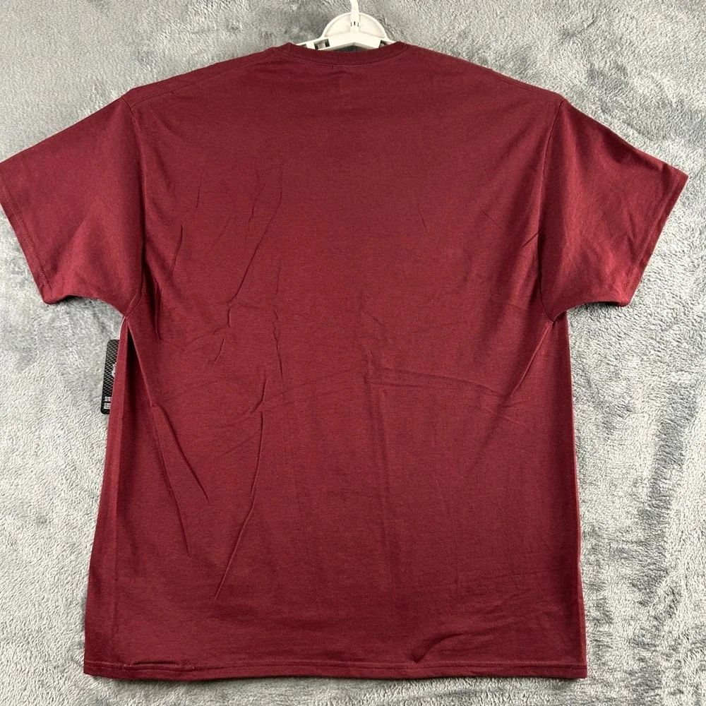 Colorado Avalanche Hockey NHL Mens XL T-Shirt Burgundy Short Sleeve Cotton